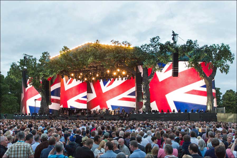 The Who beim British Summer Time Festival im Londoner Hyde Park