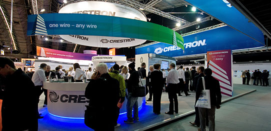 Der Crestron-Stand auf der ISE 2012