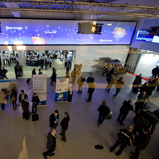 Der Eingangsbereich zur ISE 2012.