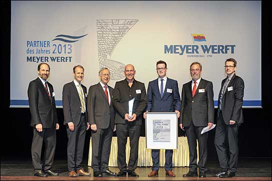 Preisverleihung der Meyer Werft an ASC