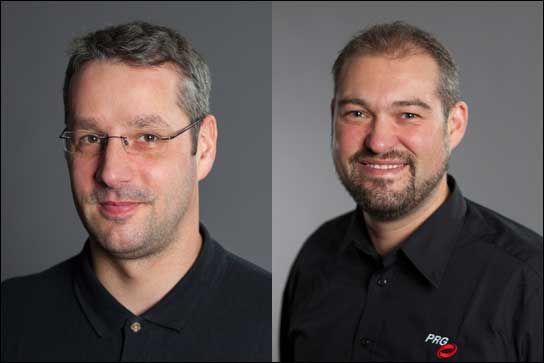 Auch sie sind neu bei PRG: Jan Nothnagel (links) und <b>René Esser</b>. - prg_nothnagel_esser