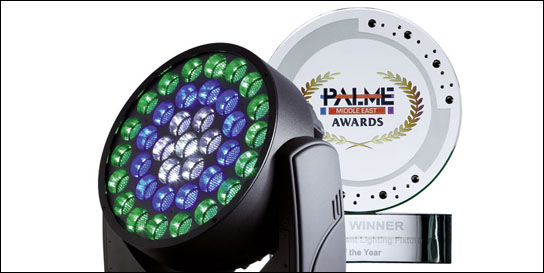 PALME Award 2011 für den ROBE Robin 600 LEDWash auf DieReferenz.de