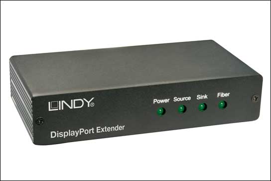 LINDY Transmitter für 4K-Signale. Der Receiver sieht genau gleich aus.