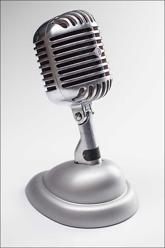 Das Shure-Kultmikrofon 55 Unidyne ist derzeit im MoMA zu sehen.