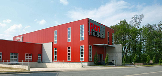 Firmengebäude von pan-music auf DieReferenz.de