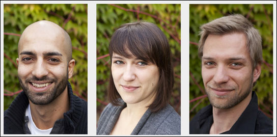 Das neue Team von artlogic in Berlin: Ferhat Uestebay, <b>Maria Abrams</b> und <b>...</b> - artlogic_Uestebay_Abrams_Go