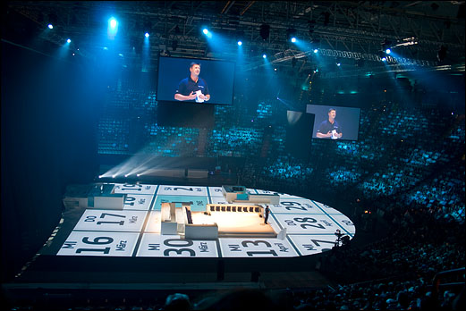 Limelight für Telefonica in der Münchner Oympiahalle auf DieReferenz.de