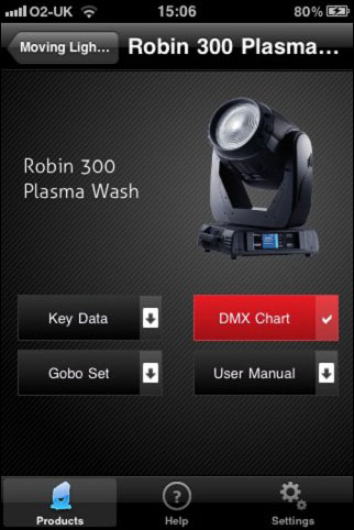ROBE Product Reference App auf DieReferenz.de