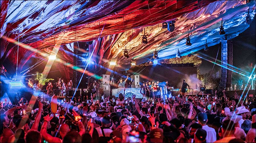 Do LaB Stage beim Coachella Festival 2025 mit Meyer Sound (Foto: Hello Atlas Media)