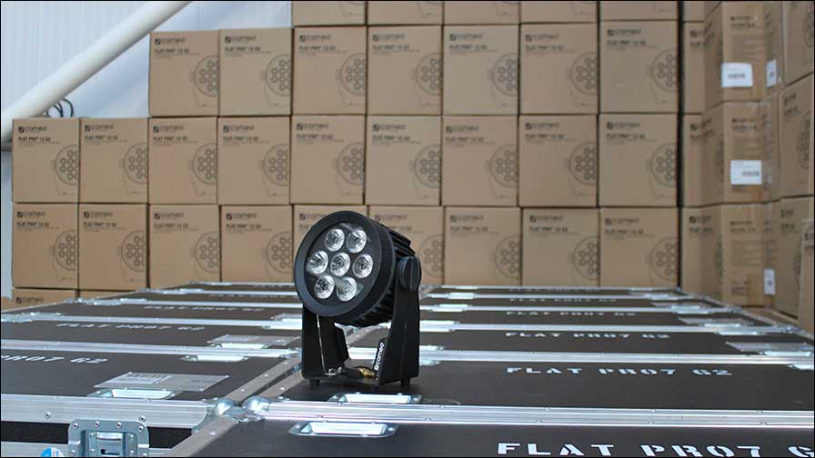 Cameo bedient die hohe Nachfrage an Outdoor-LED-Spotlights mit IP65-Zertifizierung bei NicLen UK