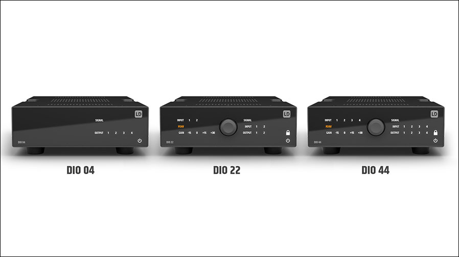 TICA Dante-Converter (Foto: LD Systems / Adam Hall Group).