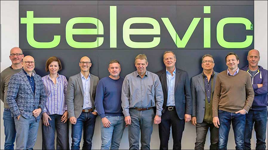 Sie schauen zuversichtlich in die gemeinsame Zukunft: das Team von Audio Pro und Televic (Foto: Audio Pro).