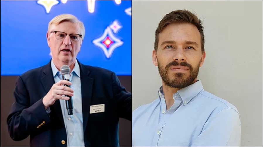 Mike Sullivan-Trainor von AVIXA und Alistair Johnston von Futuresource (Fotos: AVIXA)