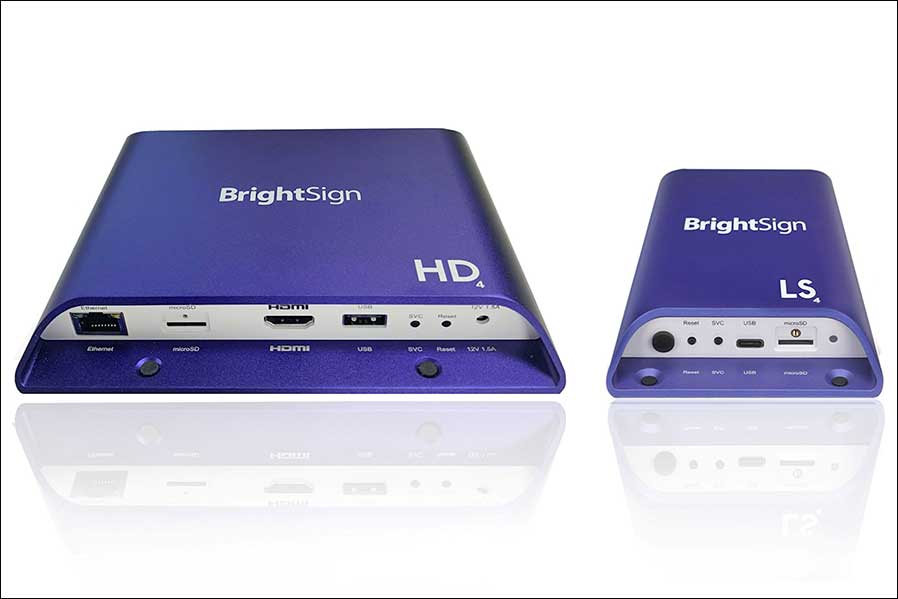 BrightSign HD4 und LS4