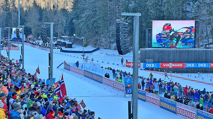 Sportereignis der Superlative: der Biathlon Weltcup Ruhpolding (Fotos: Musik Mayer)