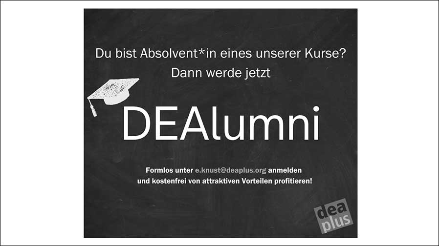 DEAplus gründet DEAlumni-Netzwerk