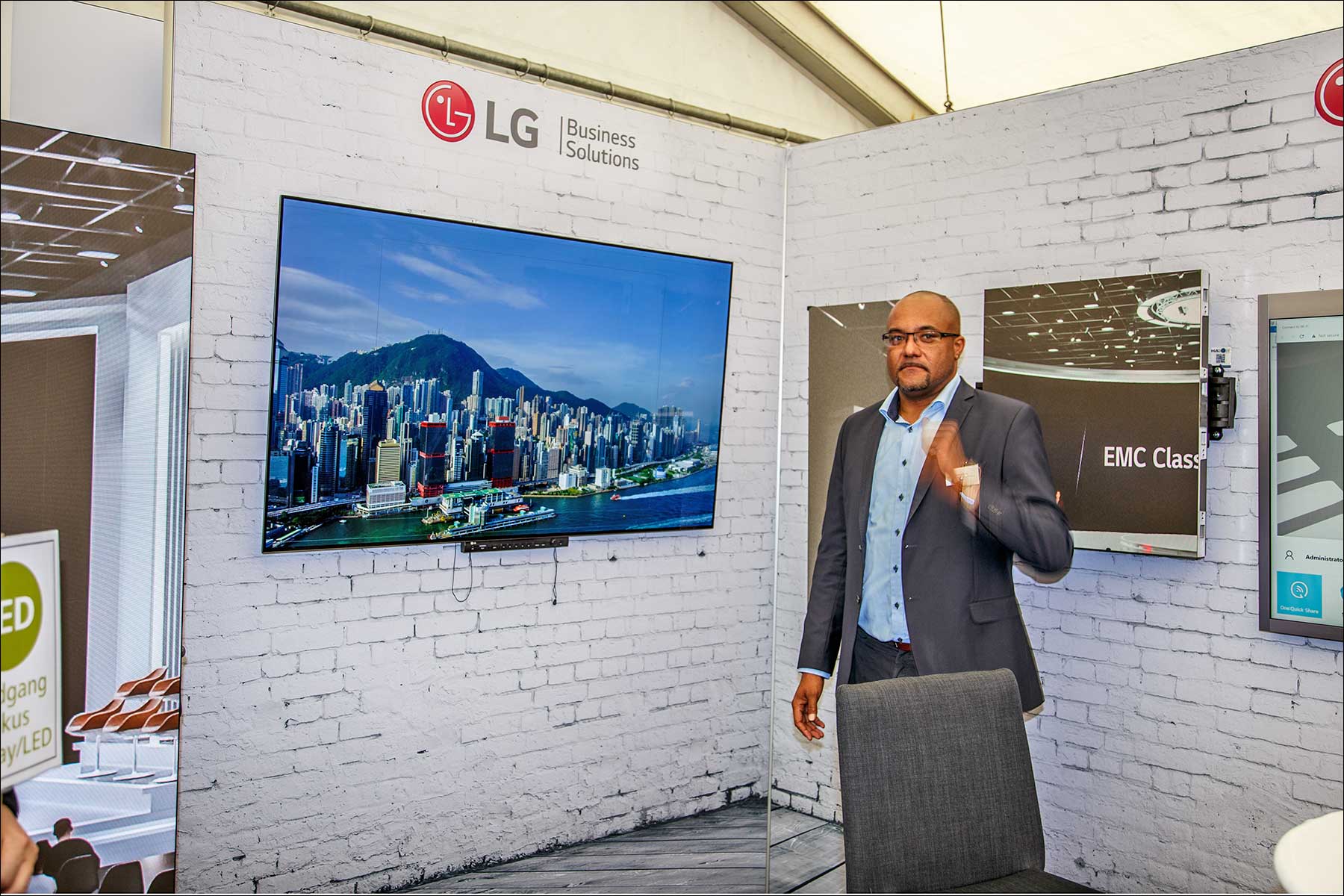 Brian Sims von LG Electronics (Foto: Tom Becker / DieReferenz)