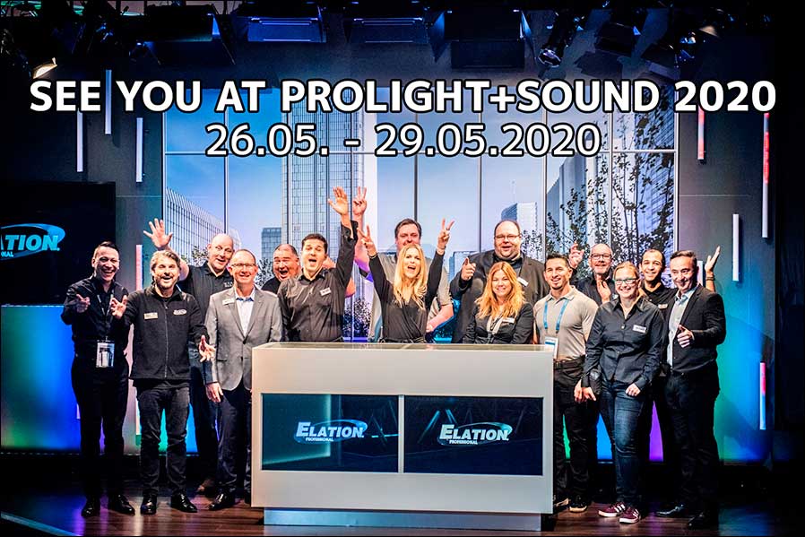 Elation auf der Prolight + Sound 2020