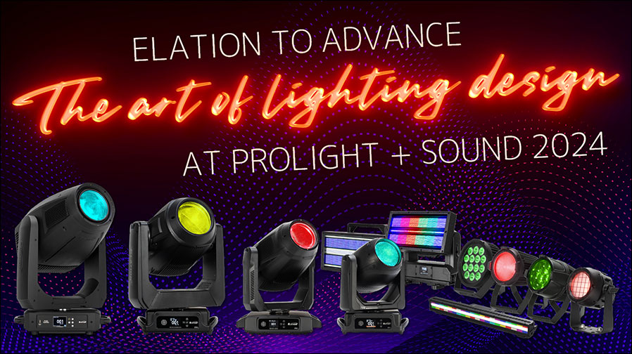 Elation wird die Kunst des Lichtdesigns auf der Prolight + Sound 2024 weiterentwickeln (Foto: Elation).