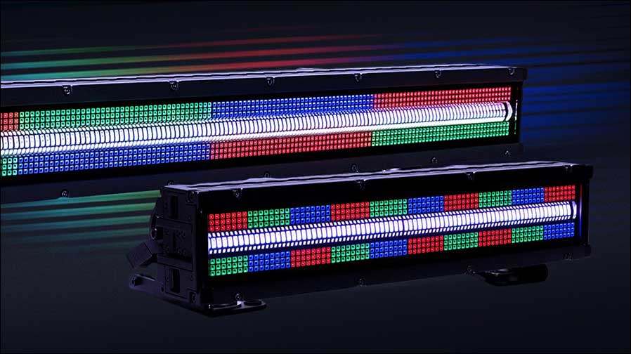 Beide Modelle (S und L) der neuen Pulse Bar von Elation sind ab sofort bei LMP Lichttechnik lieferbar (Foto: Elation).