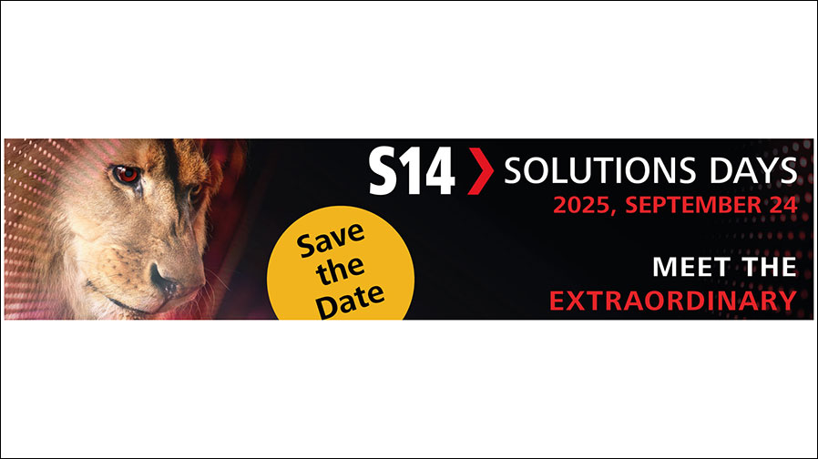 Jetzt vormerken: S14 Solutions Day 2025 am 24. September 2025 (Grafik: Exertis AV)