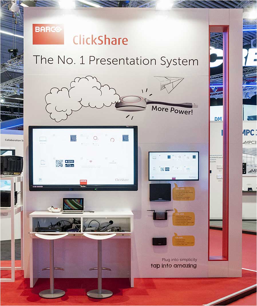 COMM-TEC auf der ISE 2018: ClickShare von Barco