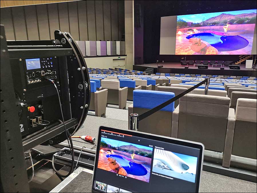 Premiere in Lausanne: der Barco XDL-4K75