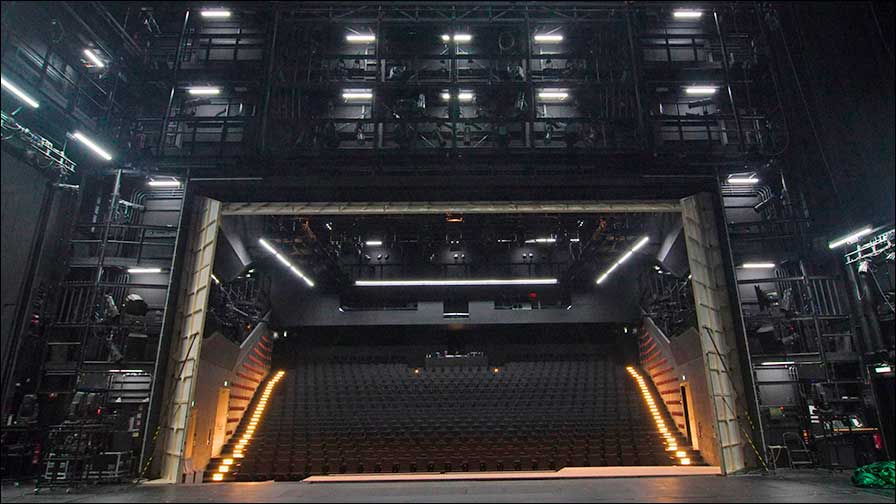 Die Bühne des Volkstheaters (Foto: Björn Gerum, Volkstheater München)