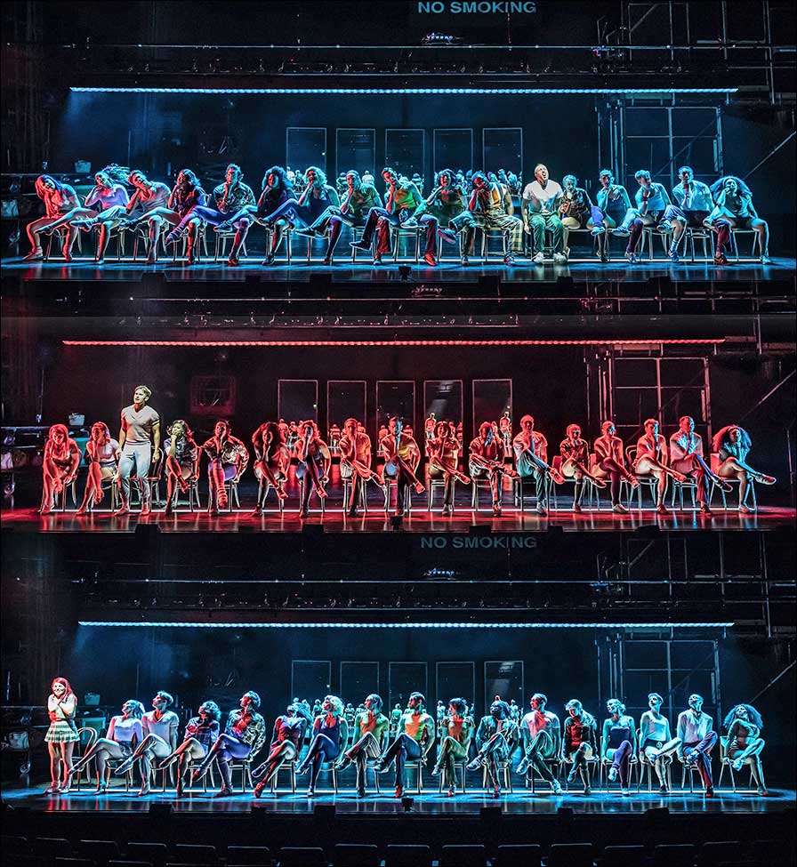 "A Chorus Line" im Licht der Impression FR 10 Bars von GLP (Fotos: Marc Brenner).