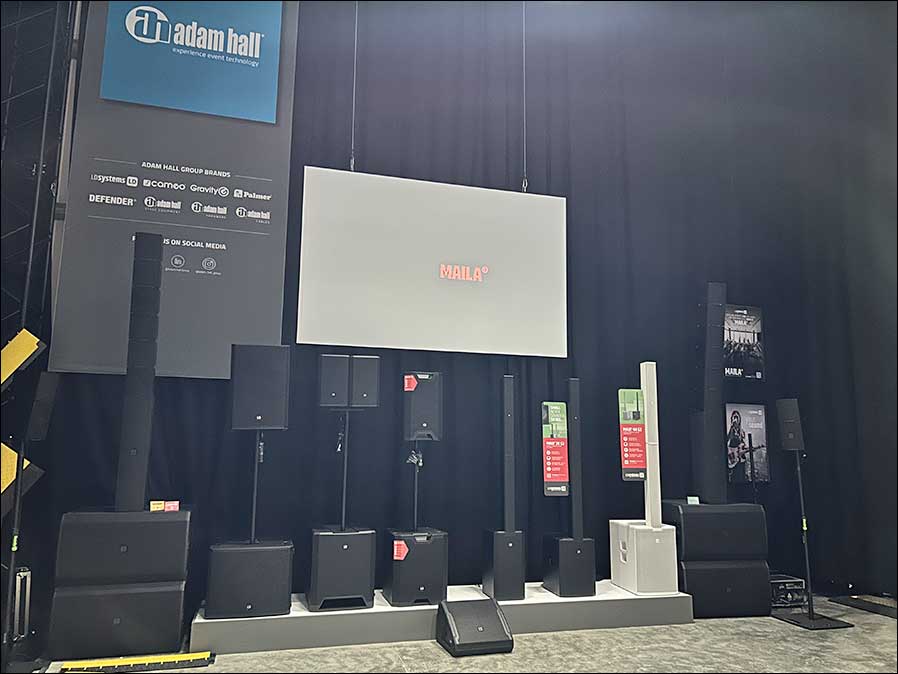 Neu im Westen Londons: Der UK Show Space der Adam Hall Group bei NicLen UK (Fotos: Adam Hall Group).