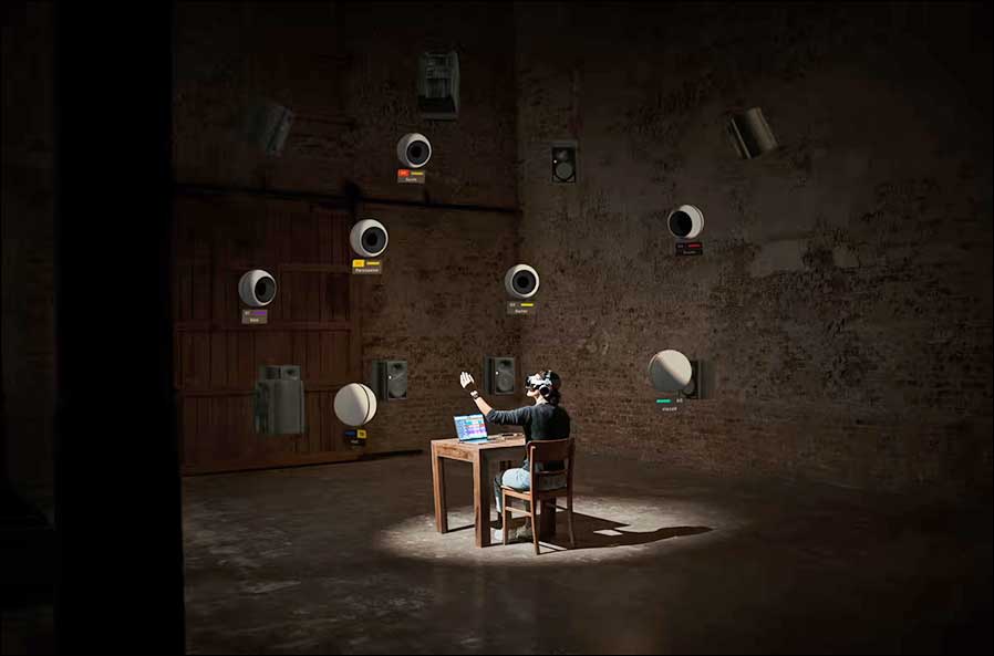 Die Zukunft des immersiven Audio-Mixings entdecken mit VIS – Virtual Immersive Studio von Neumann (Foto: Sennheiser).