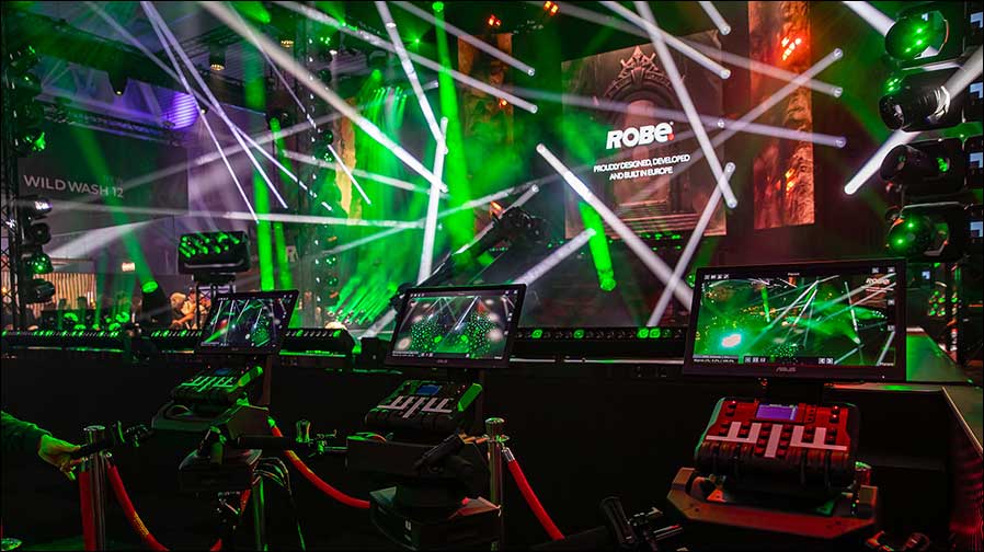 Robe auf der ISE 2026 (Foto: Louise Stickland / Robe)