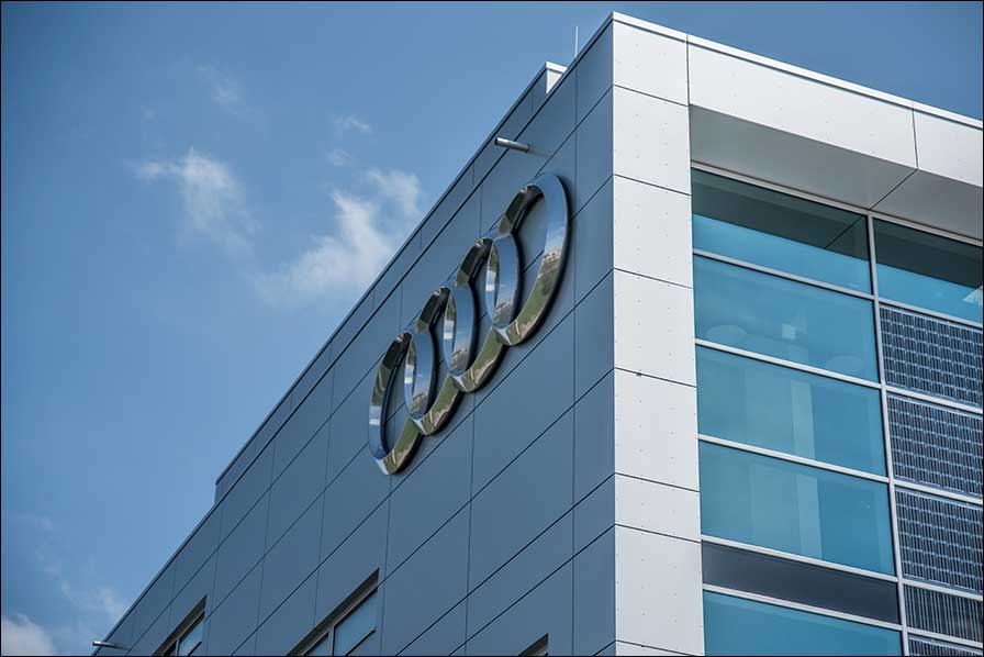 Das Audi Brand Experience Center (Fotos: Sebastian Göschl)