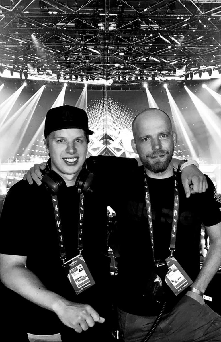 Malte Jäger und Johannes Schau beim Eurovision Song Contest 2019 in Tel Aviv.