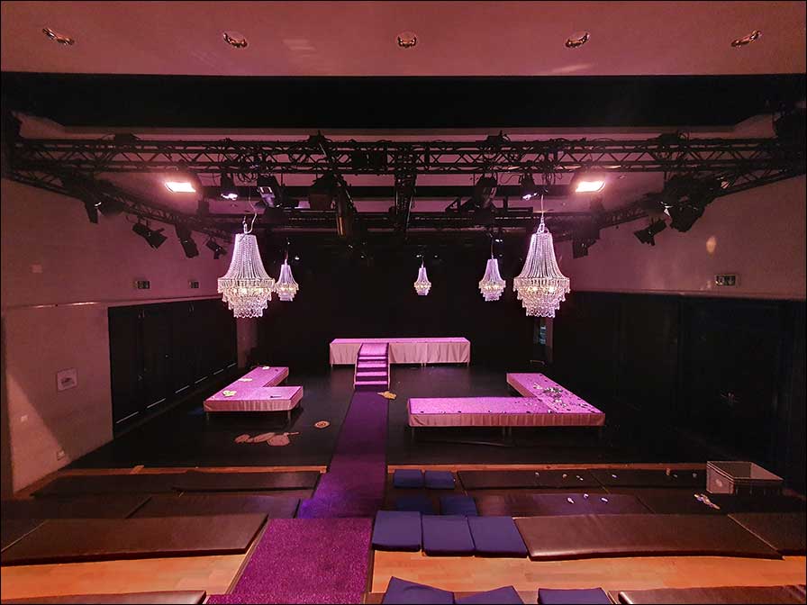 Ebenfalls mit Licht von ETC: „GZ Buchegg – Zürcher Gemeinschaftszentrum“ (Foto: GZ Buchegg)