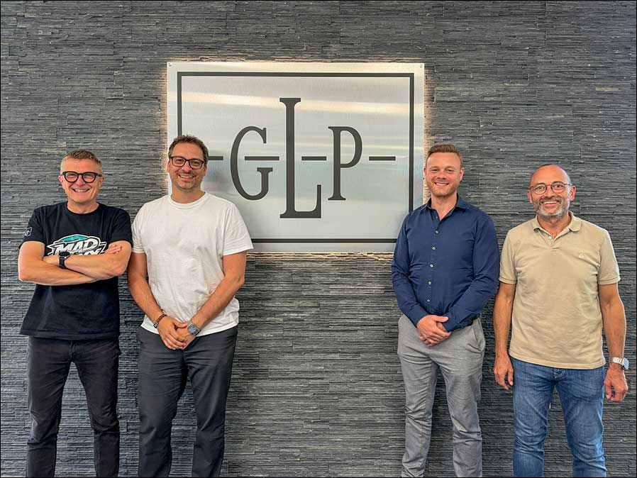 Da passt die Chemie (von links): GLP-Team mit Kasper Gissel, Uli Steinle,  Julian von den Stemmen und Udo Künzler (Foto: GLP)