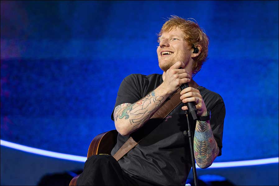 Ed Sheerans „The Loop“-Tour startete am 16. Januar 2026 in Auckland. Es folgten mehrere Stadionkonzerte in Australien (Foto: Mark Surridge).