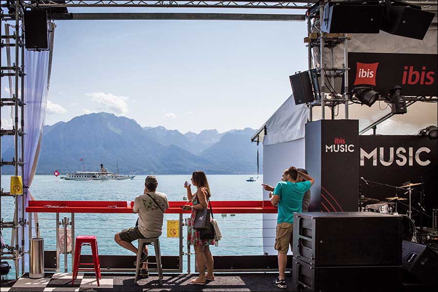 Die Terrasse am Genfer See: ibis MUSIC (Foto: Marc Ducrest /FFJM)