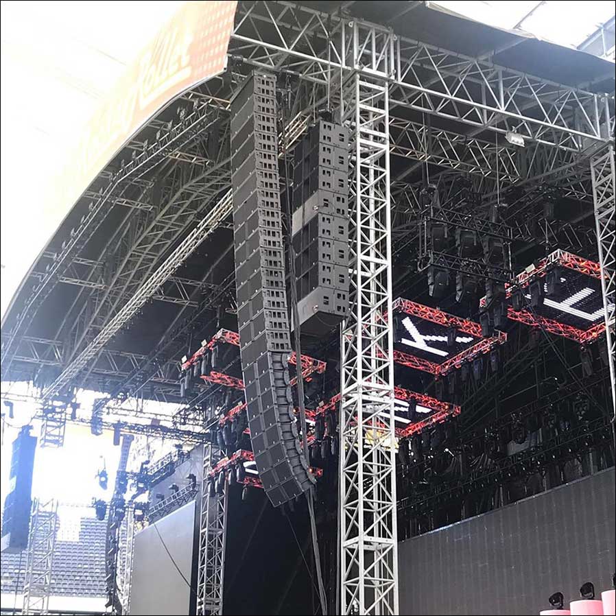  Andreas Gabalier mit MRG und L-Acoustics auf Stadion-Tour.