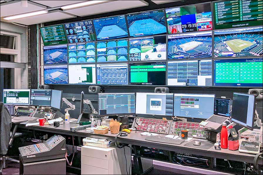 Controlroom in Wimbledon