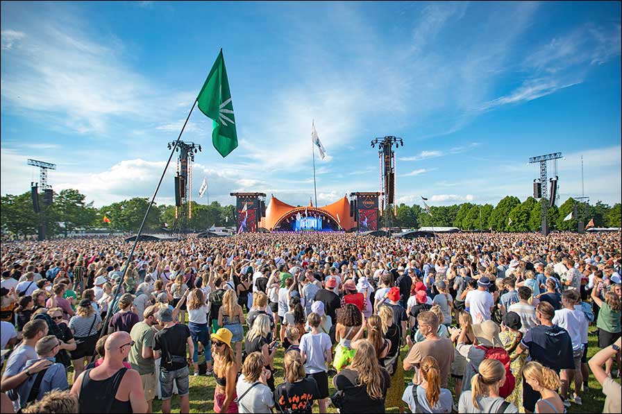 Roskilde 2022: An die 1.000 Lautsprecher von Meyer Sound sorgten für den guten Sound (Fotos: Nalle Magnusson / Meyer Sound)