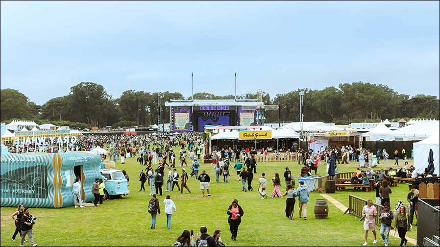 Die Hauptbühne des Outside Lands Music Festivals 2023 (Fotos: Steve Jennings)