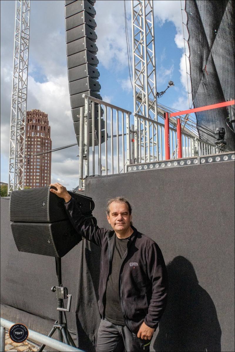 Daniel Vollrath beim Europa Open Air 2026 des hr-Sinfonieorchesters mit CODA Audio (Fotos: Torben Gerok)