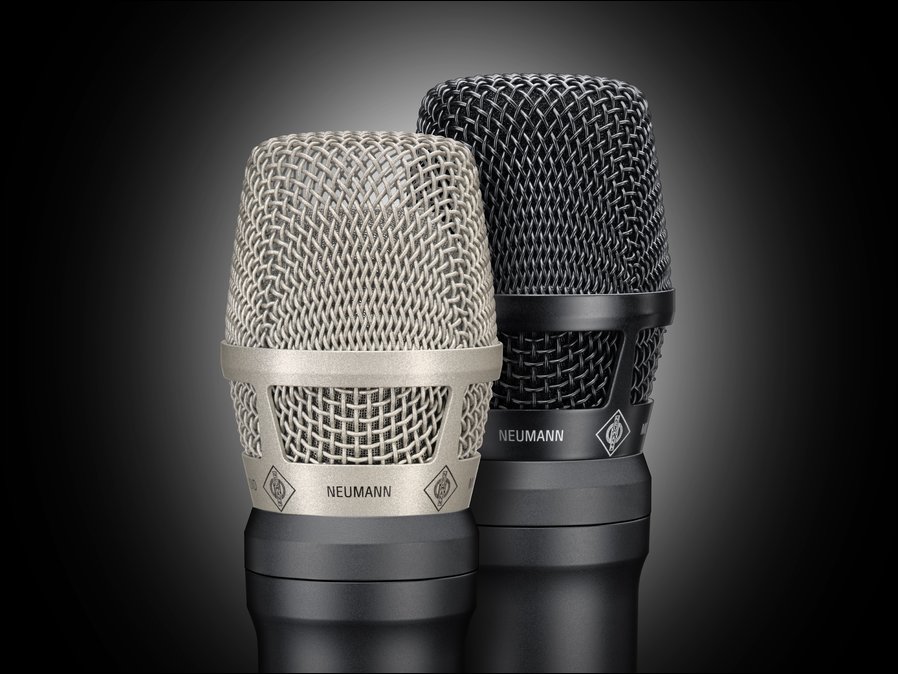 KK 104 A und KK105 A sind in Nickel-Matt und Schwarz erhältlich. (Foto: Neumann.Berlin/Sennheiser)