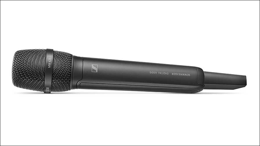 Sennheiser MD 435 Mikrofonkapsel mit einem Digital 6000-Drahtlosystem