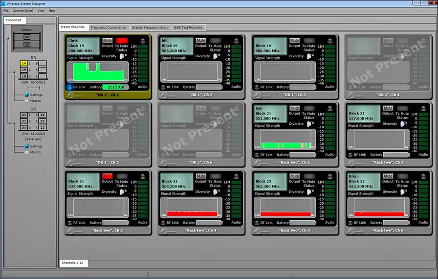 Der Wireless Designer von Lectrosonics