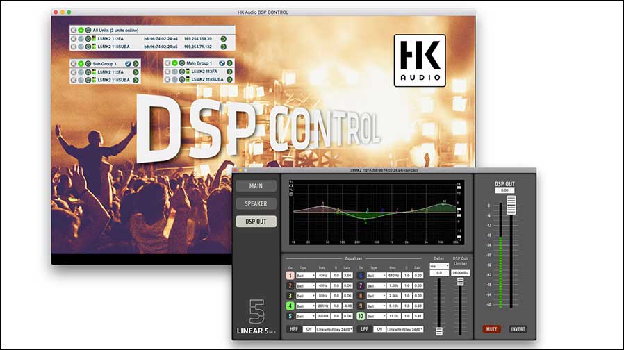 HK Audio DSP Control