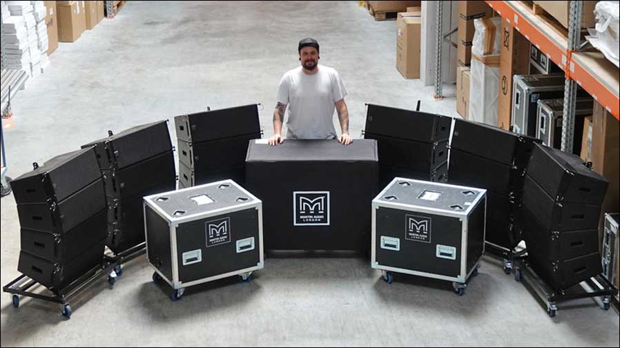 Jetzt bei Huss im Vertrieb: Soundsysteme von Martin Audio (Foto: Huss Licht & Ton)