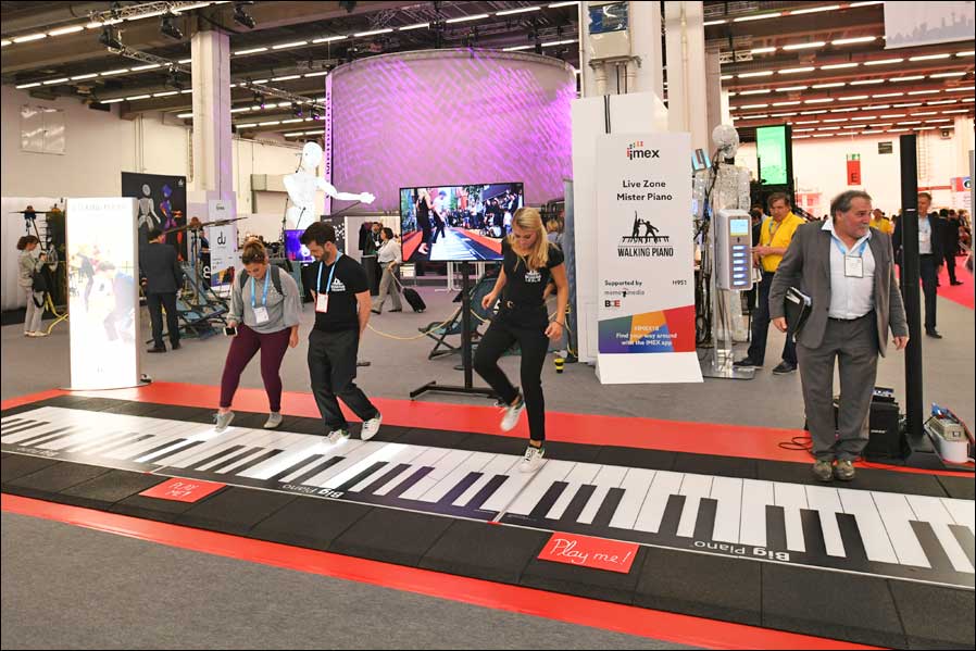 Das BigPiano auf der IMEX in Frankfurt