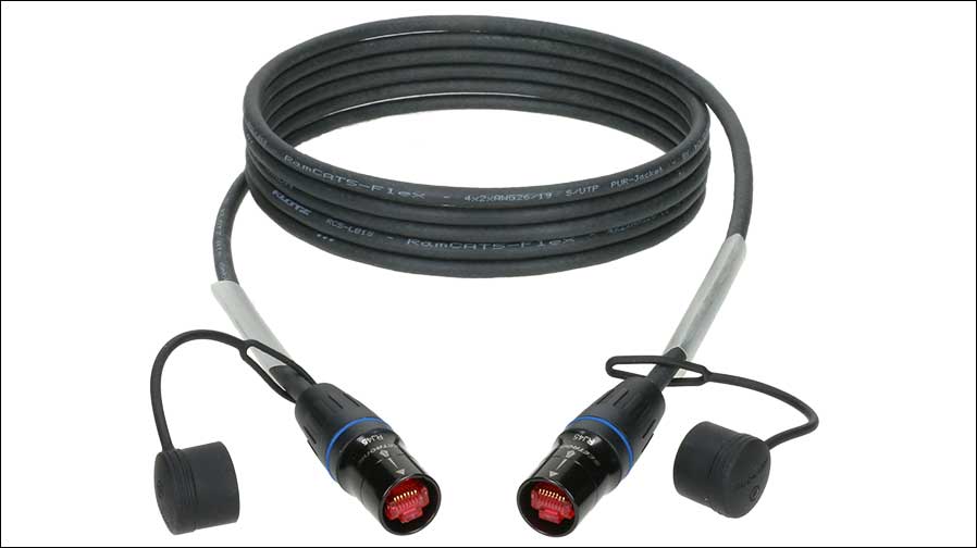 Das neue Outdoor-Netzwerkkabel für zuverlässige Audio-, Licht- und Netzwerkanwendungen: KLOTZ AIS RC5HH High Flex (Fotos: KLOTZ AIS)